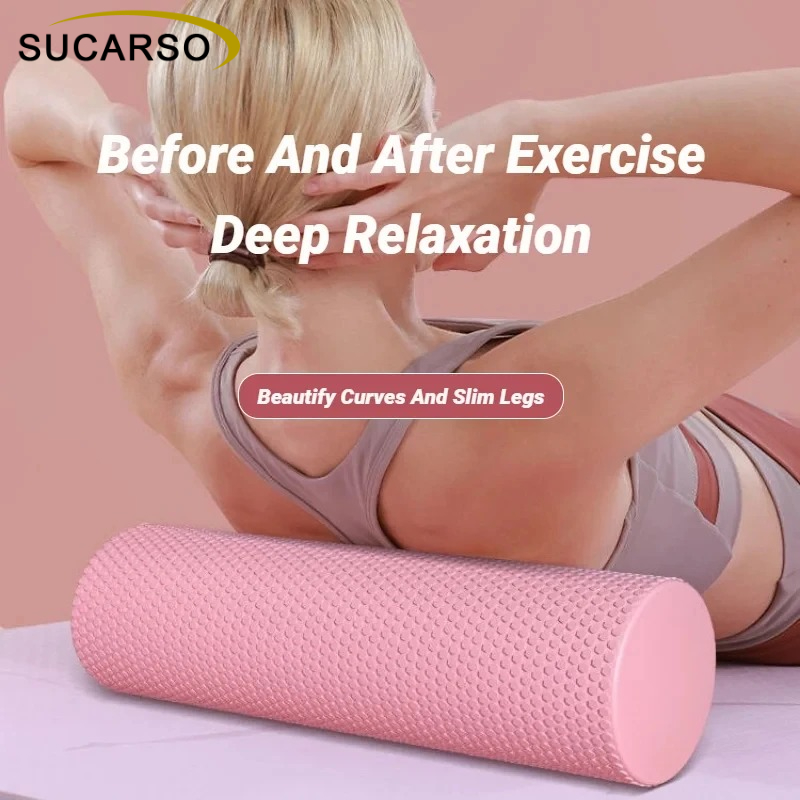 Yoga Fitness Roller - Rouleau en mousse texturée EVA 30x10cm