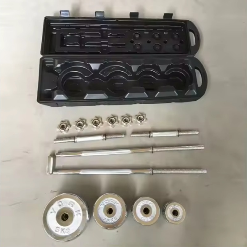Adjustable Dumbbells - Ensemble d'haltères réglables en acier de