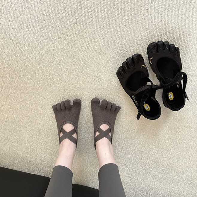 Yoga Fitness Pilates - Chaussettes de yoga à cinq orteils