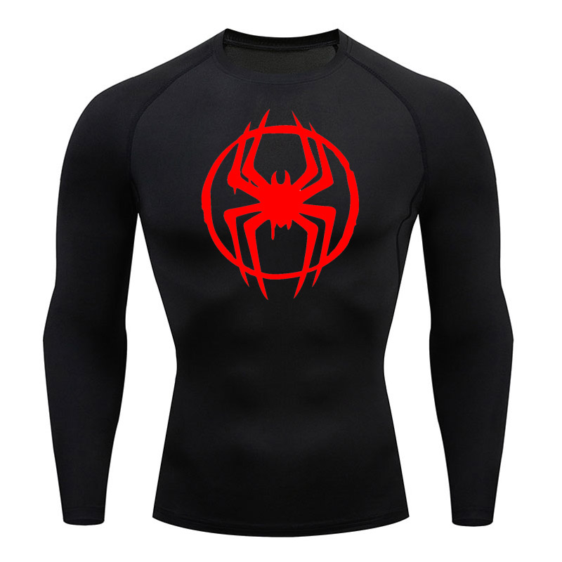 Yoga Fitness Brand - Rashguard-T-shirt de compression pour homme, maillot