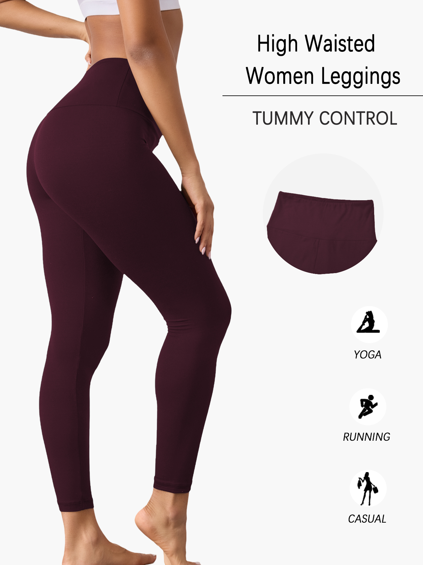 Leggings de sport taille haute - Yoga Fitness Leggings avis et prix