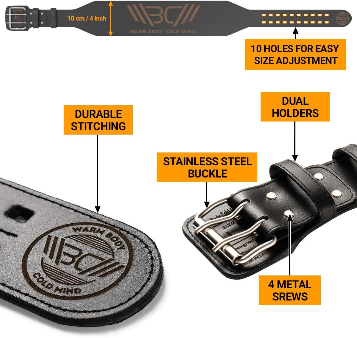 Ceinture de musculation en cui - Weight Lifting Belt avis et prix