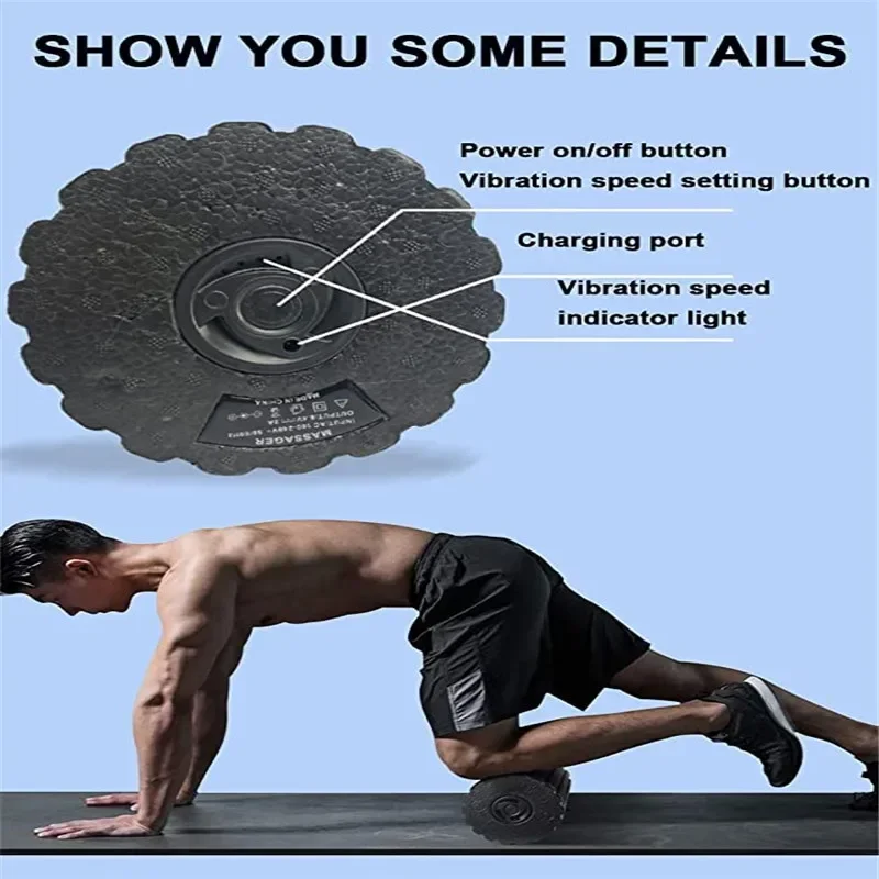 Rouleau de Massage électrique  - Yoga Fitness Roller avis et prix