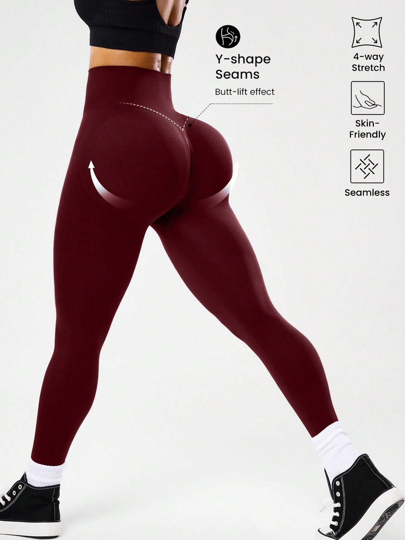 Leggings de yoga sans couture  - Yoga Fitness Leggings avis et prix